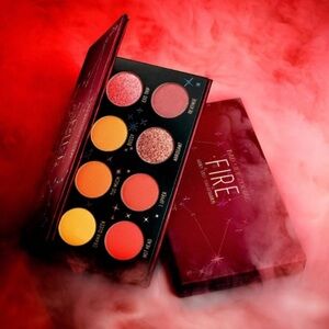 Melt Cosmetics Fire Eyeshadow Palette - Red, Orange, Gold NIB